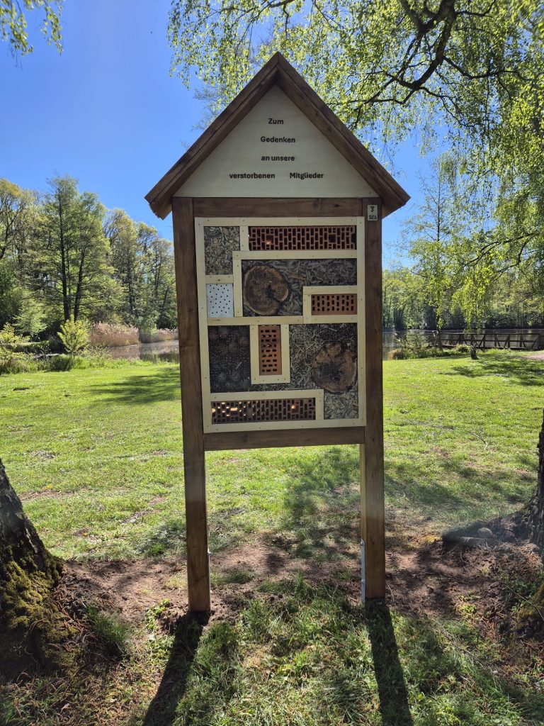 Unser neues Insektenhotel im Seepark Bodenteich